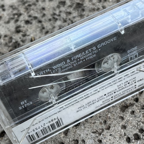 Earth Wind & Fire Let's Groove Cassette 1990 CBS Shining Star 1990 Cassette Tape - Picture 3 of 5