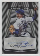 2020 Panini Chronicles Obsidian TJ Zeuch #OA-TZ Auto 0e4z