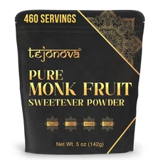Tejonova Monk Fruit Sweetener 5oz Pure Monkfruit Extract Powder Keto Sugar Sub