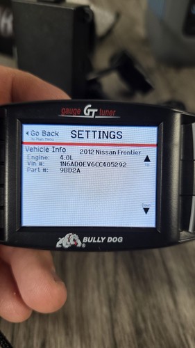 Bully Dog Gasoline OBD2 Monitor Gauge 40417 For 07-14 Nissan Frontier 4.0 *READ* - Bild 7 von 10