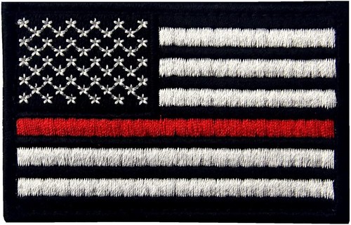 USA American Flag Patches 3"X2" VELCRO® Brand Fastener Hook and Loop - Picture 19 of 20