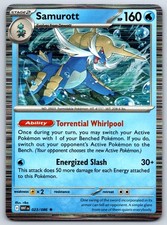 Samurott - Holo Rare - SV: White Flare 023/086 Pokemon Card NM