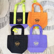 Trader Joe  s Joes Mini Halloween Tote Bags Set Of 4, NWT IN HAND