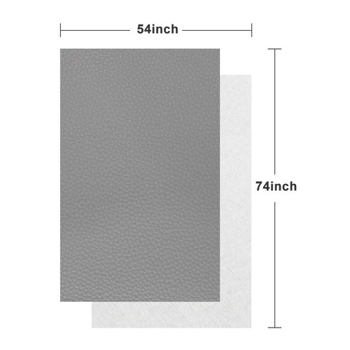 TORRAMI Soft Synthetic PU Fabric Material Faux Leather Sheets 2 Yards 54" x 7... - Picture 4 of 7