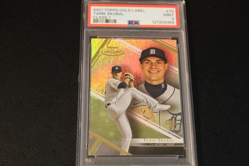 2021 Topps Gold Label - Rookie - Class 1 - Tarik Skubal - PSA MINT 9 - Picture 1 of 4
