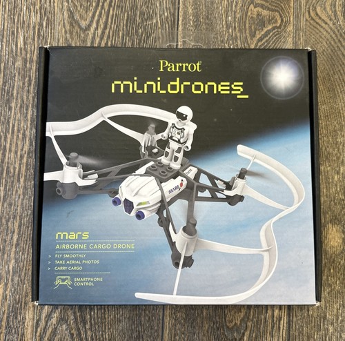 NEW! Parrot Mini Drones Airborne Cargo Drone Mars White MiniDrones