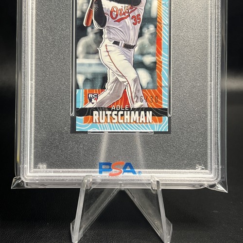 2023 ADLEY RUTSCHMAN Rookie Topps Rip Mini Riptide Parallel SP RC # /30 ORIOLES - Picture 4 of 7