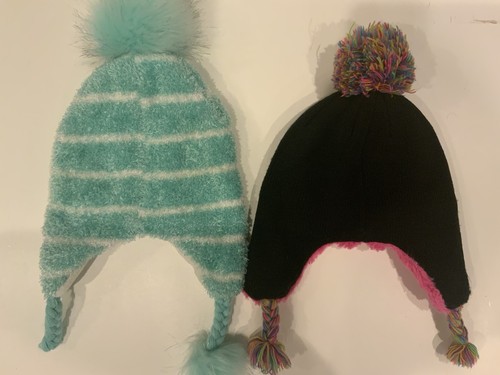 Cappelli Soc Invernali Bambina Faccia Sorridente Reversibile Caldo Fuzzy Neve Freddo Natale - Foto 2 di 13