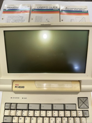 NEC PC-8500 Portable Computer - Vintage 80er Jahre Laptop - ungetestet - Bild 4 von 8