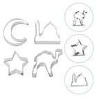 1 Set Ausstechformen aus Edelstahl, Keksform, Keksform, Backzubehör