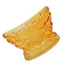 Glass Golden Ingot Candleholder Exquisite Candleholder Glass Craft Candle Cup