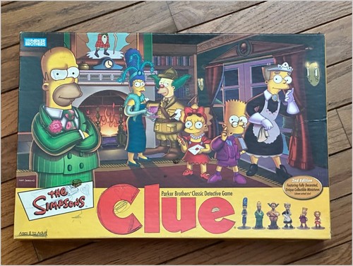 Pista de Los Simpson Reemplazo Mrs White Smithers Juego Pieza Parker Brothers 2002 - Imagen 2 de 2