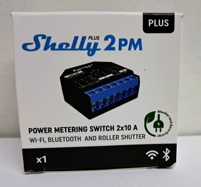 Intelligenter Steuerregler für Rollläden, Markisen, Tore Shelly Plus 2PM 2,4 GHz