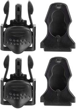 Adjustable Swimming Fin Flippers Diving Quick Release Buckles for A, Black