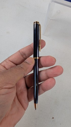 VTG WATERMAN Hemisphere Mars Blue GOLD Trim 0.5mm Mechanical Pencil BOXED - Picture 13 of 20
