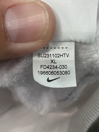 Nike Damen Oversized Sportswear Pullover Gr. XL weiß Rundhals - Bild 7 von 9