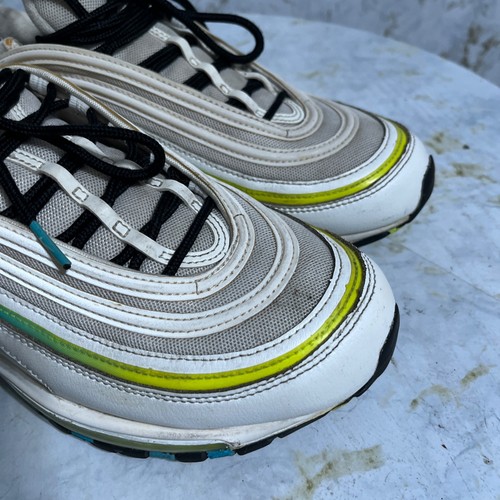 Nike Air Max 97 Worldwide Pack Mens Size 10.5 Shoes White Blue Athletic Sneakers - Picture 13 of 17