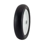 3.50/2.50-8 Flat Free Replacement 3" Centered Hub 3/4" Ball Bearings