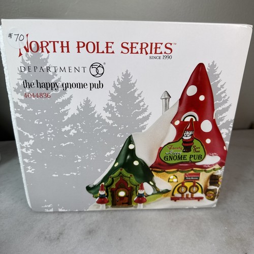 2015 - Dept 56 - North Pole Series: Happy Gnome Pub - #4044836 Christmas Village - Bild 10 von 10