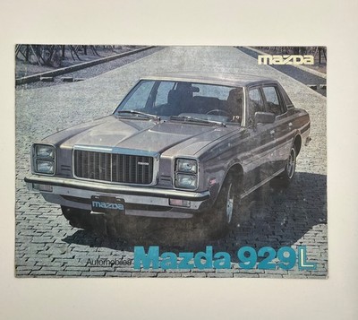 Werbeprospekt Mazda 929L Vintage 70er Jahre - Japanischer Autokatalog Kragen