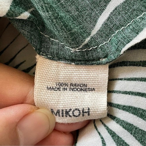Mikoh Hamptons Kleid Palmblatt Print Maxi Damen Grün (Large) Strand Urlaub - Bild 6 von 8