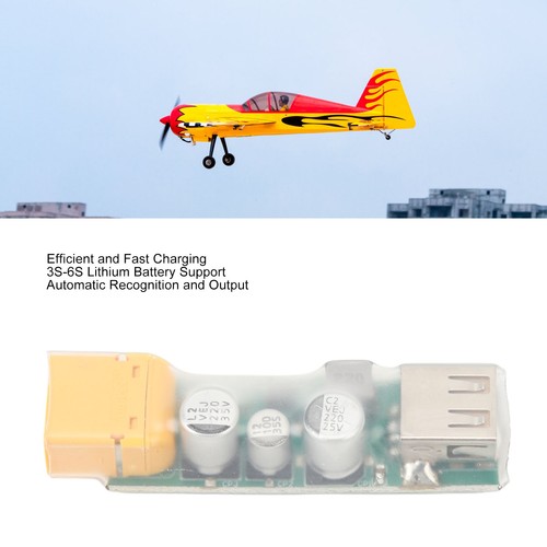 XT60 To USB Fast Charging Converter For RC Racing Drone Automatic Recognit LW - Picture 14 of 22