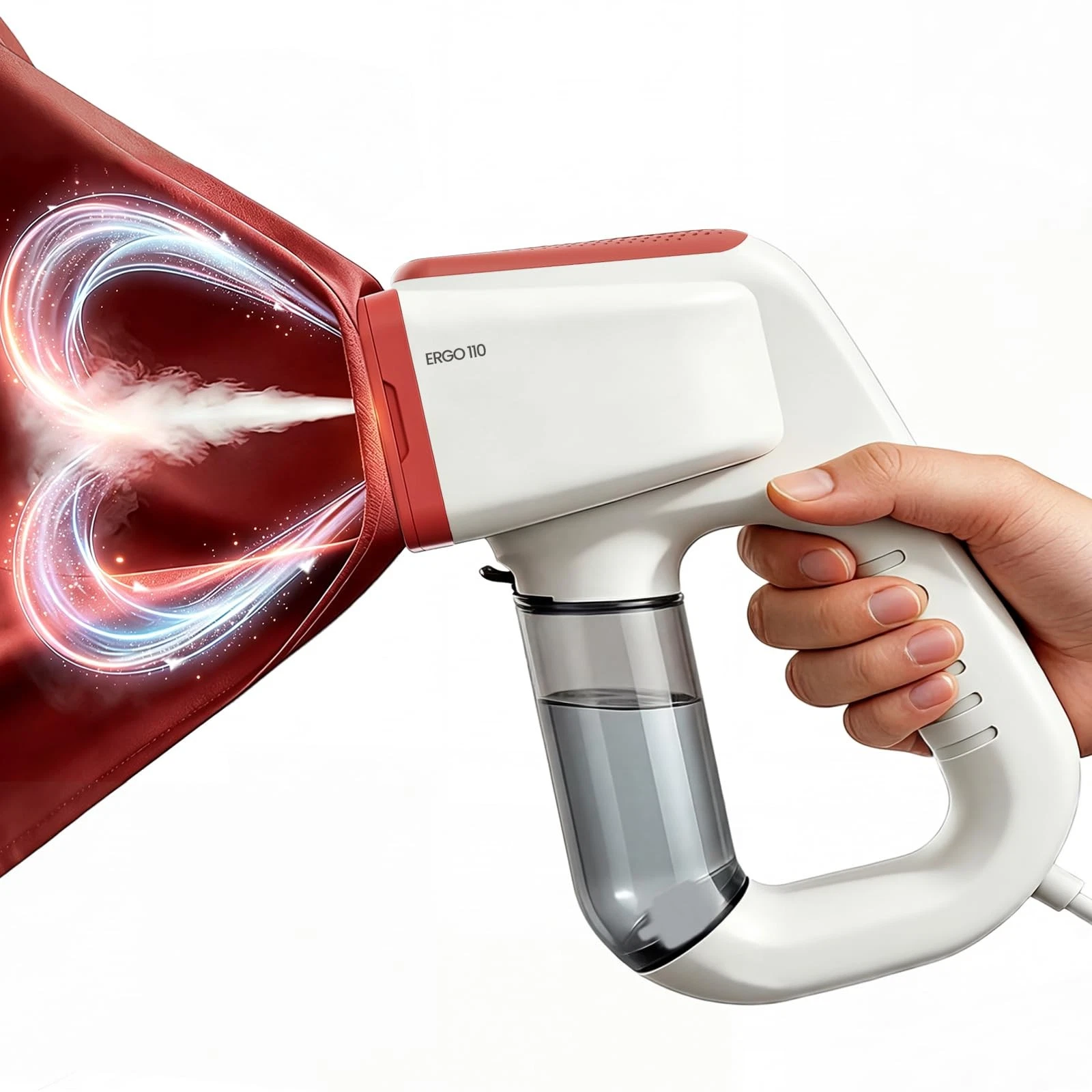 Vacuum Steamer for Clothes, 2000Pa&3600Pa Suction Handheld Clothes Steamer,2 ...