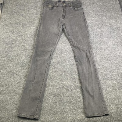 Paul & Shark Yachting Jeans Mens Gray Stretch Denim Slim Straight Pants
