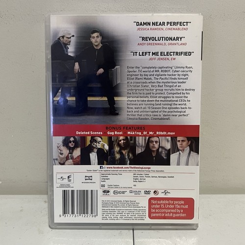 Mr Robot Complete Series 1 2 3 DVD Region 4 - Picture 5 of 7