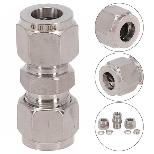 Ferrule Fittings Ferrule Joint Intermediate Connector Stainless Steel 304 - Picture 14 of 52