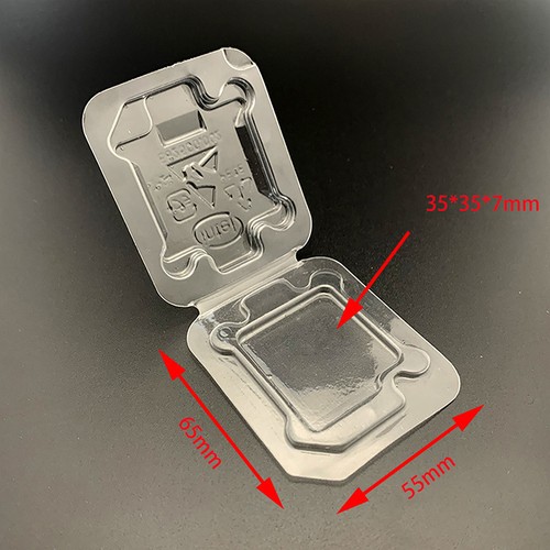 10pcs CPU Clamshell Tray Box AMD Case Holder Protection For AMD AM2 AM3 FM1-ln - Afbeelding 6 van 8