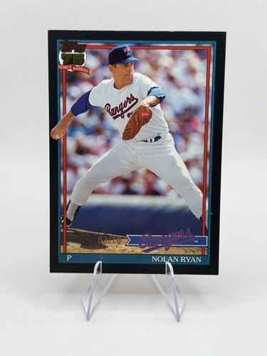 2026 Topps 75 Years of Baseball Black Parallel 3/10 Nolan Ryan Texas Rangers SSP