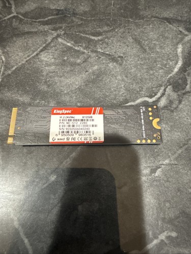 Kingspec M.2 NVMe Ssd 512GB NE2280 Gen3x4 - Picture 3 of 4