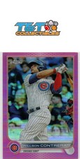 Willson Contreras 2022 Topps Chrome Pink Refractor #136 Chicago Cubs 19a