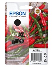 Epson 503XL Chillies, Genuine Black Ink Cartridge XL High Capacity Black