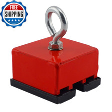 Ceramic Fishing Magnet with Eyebolt Heavy Duty Strong