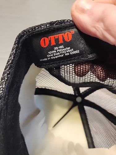 Howitzer Otto Brand USPSA Logo Black Trucker Style Baseball Hat Snapback OSFA - Picture 7 of 7