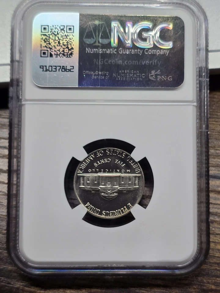 1967 MS 69 SMS Jefferson Nickel 5c NGC TOP POP ONLY 6 Known - Image 3 of 4
