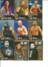 2021 AEW Upper Deck Gold Pick Your Card Buy 4 or more and save 50%