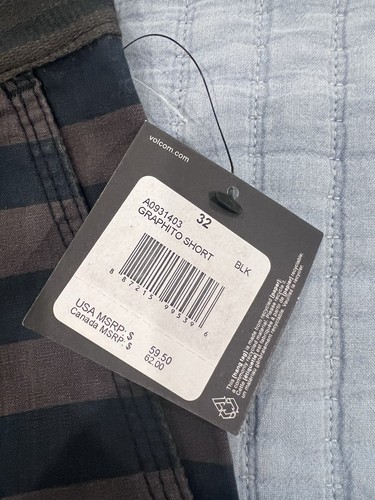 VOLCOM STONE Graphito Walking Shorts Men’s size 32, New With Tags, Never Worn - Picture 3 of 11