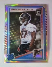 James Pearce Jr Rated Rookie Silver Holo Prism 2025 Panini Donruss Optic...
