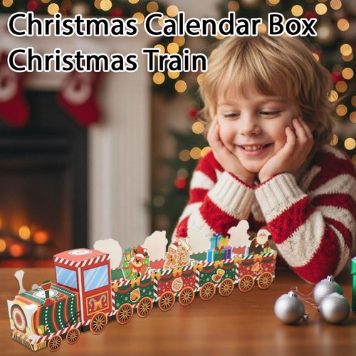 Papel Tren Navidad Caja Adhesiva Tren Diseño Calendario Navidad Celebración S3W8 - Imagen 3 de 9