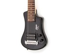 Hofner Shorty Electric Travel Guitar, Black, W/Gig Bag - Open Box