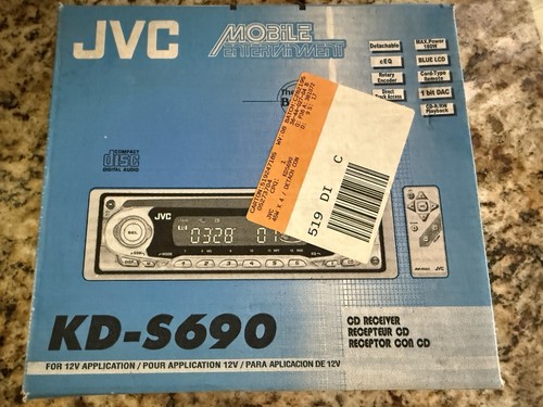 JVC KD-S690 CD Player Car Stereo New In Box!