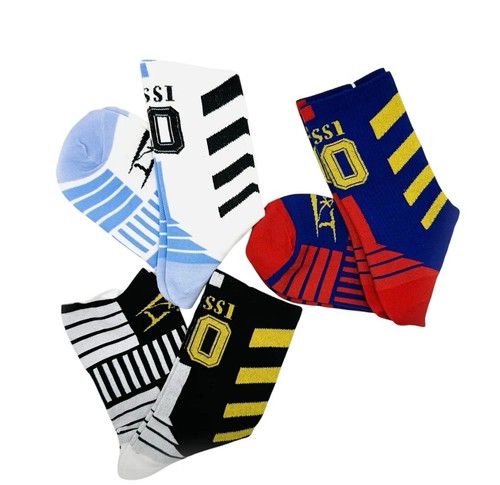 Premium MESSI Soccer Socks Bundle | #10 & #30 | Ages 9+ | 3-Pack Variety Set - Picture 2 of 9