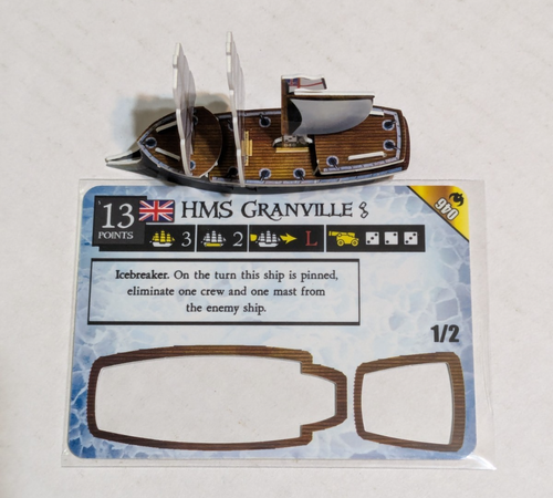 Pirates of the Frozen North- HMS Granville 046 - PUNCHED (read descrip.) BONUS