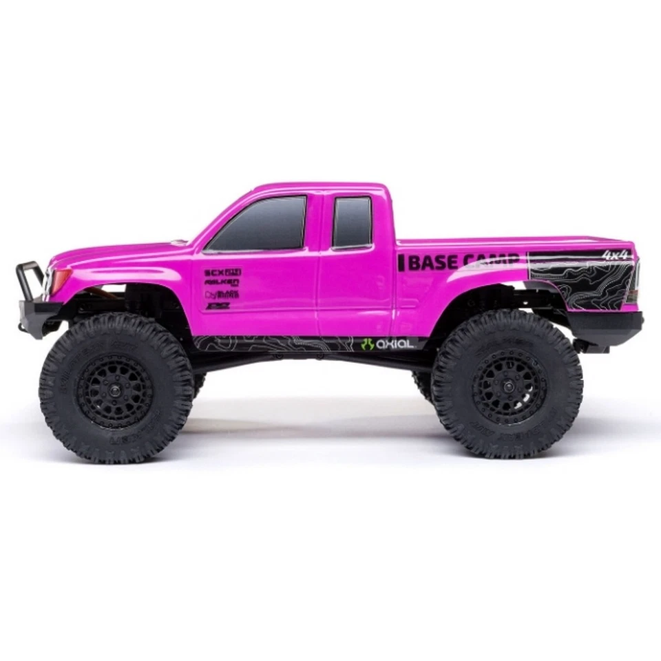 Axial AXI-1219T3 1:24 SCX24 BaseCamp 4WD RockCrawler Brushed RTR Akku/Lader Pink - Bild 2 von 4