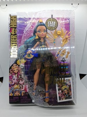 MATTEL MONSTER HIGH ''MONSTER BALL'' CLEO DE NILE 2022 HNF70 ***NEW*** NICE!!