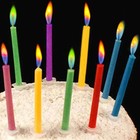 Birthday Cake Candles Happy Colorful 12pcs,