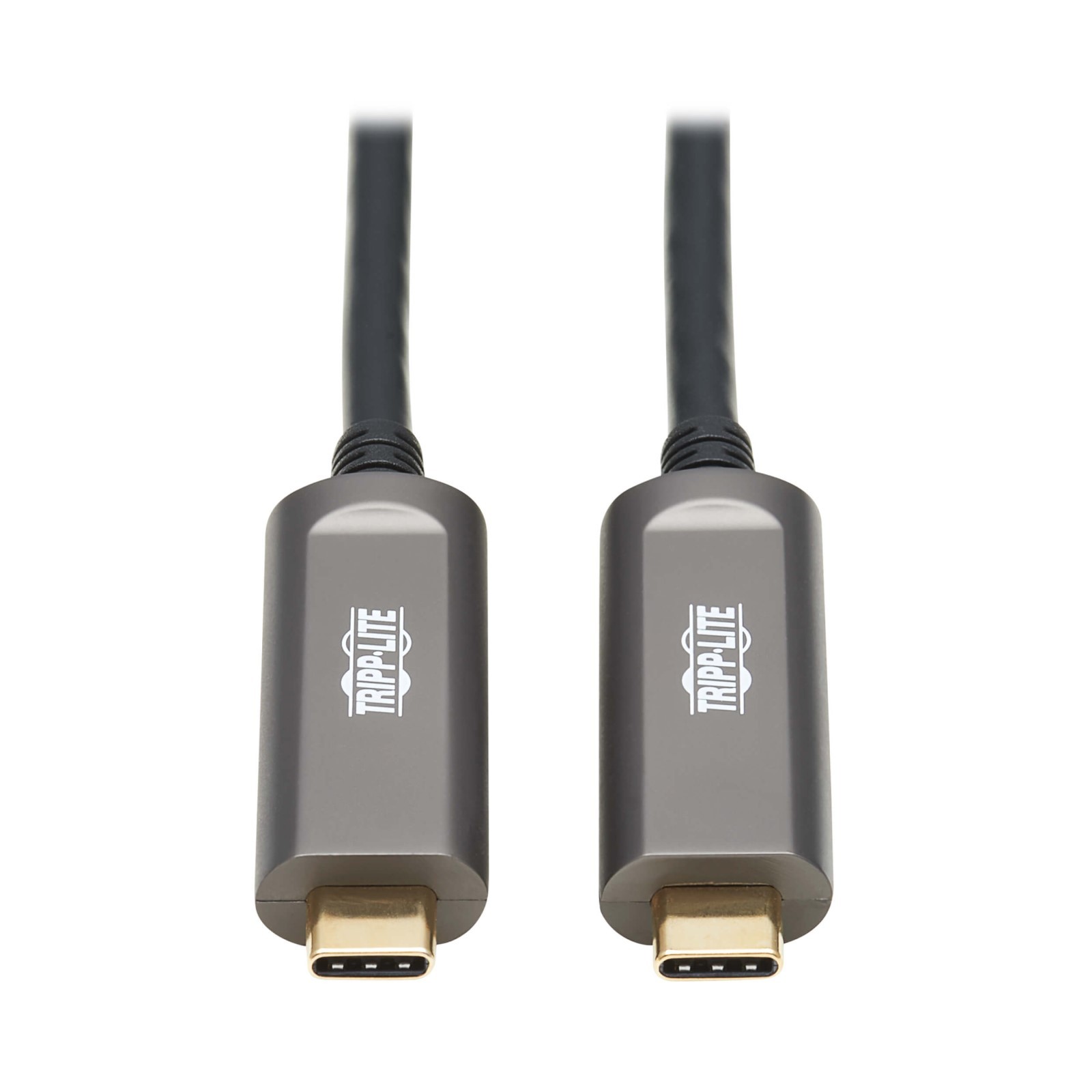 Оптоволоконный кабель AOC Tripp Lite USB-C с высокой пропускной способностью (M/M) - Только для передачи данных, черный, 49 футов